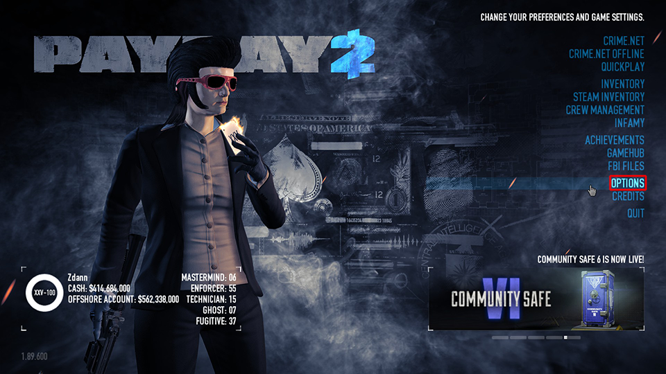 payday 2 mod override