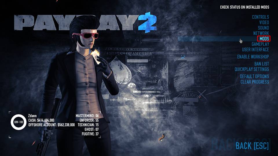 Install Mods Payday 2